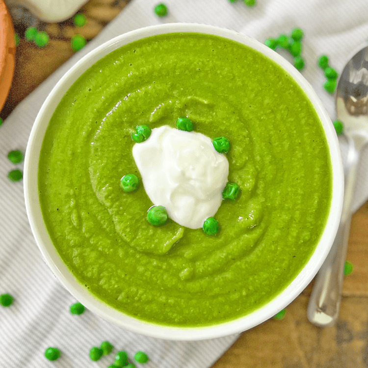 Creamy Spanish Pea Soup: 